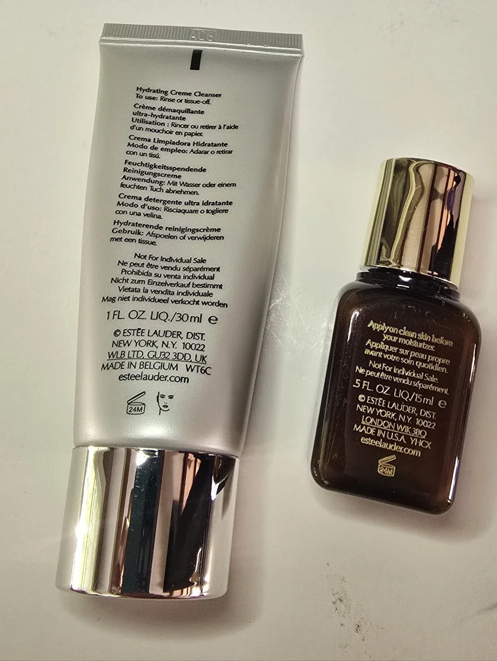 Estee Lauder Re-Nutriv Ultimate Diamond Skincare Set With Pouch - Picture 5 of 9